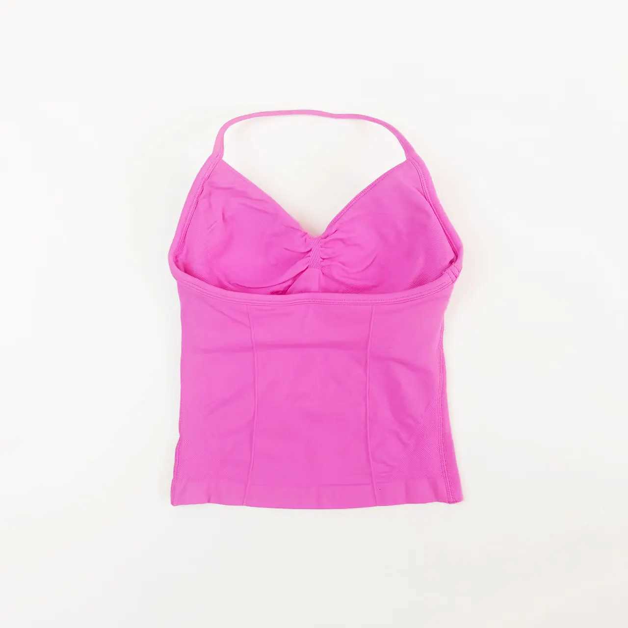 NCLAGEN Impact Longline Strappy Top Sports Yoga Vest Womens Fitness Tank Top Gym Beautiful Open Back Bra Running Workout Halter Z20260319