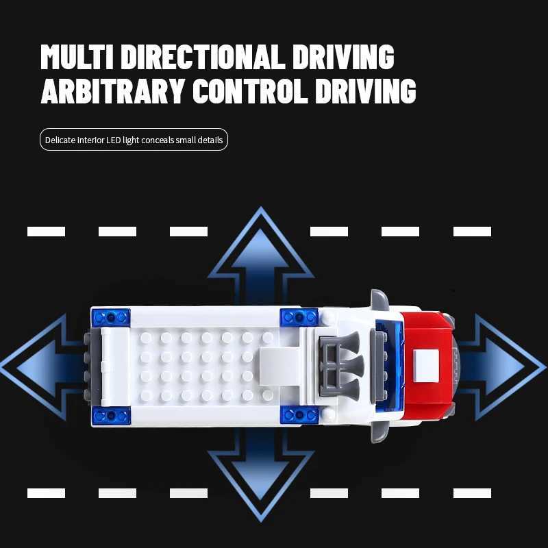 4-Channel RC Electric School Bus And Ambulance With LED Remote Control Sightseeing Bus With Openable Doors Y260319