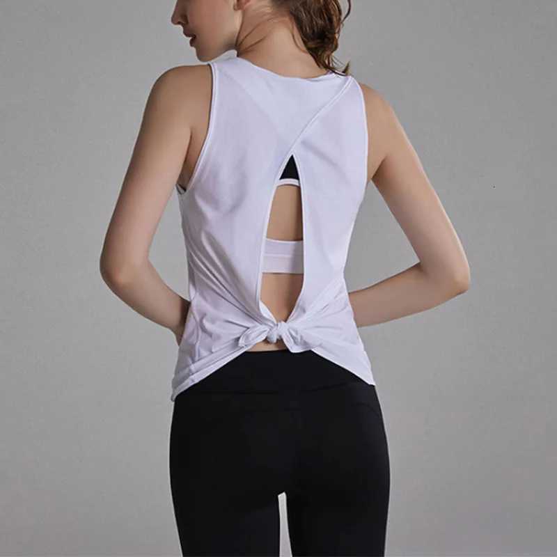 Summer Round Neck Fitness Suit Quick-drying Womens Sports Sleeveless I-vesselves Running and Jumping Casual Hoodie Shirt Z20260319