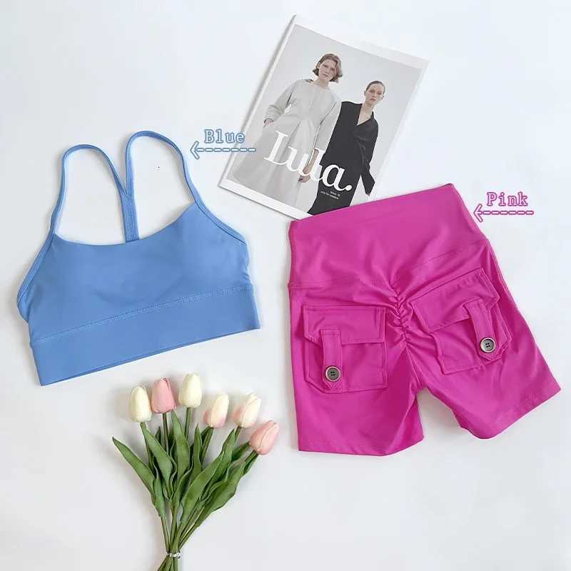 Solid Color Women Cross Back Bra Fitness Underwear Soft Fitness Sport Bra Top Breathable Running Cycling Workout Yoga Vest Z20260319