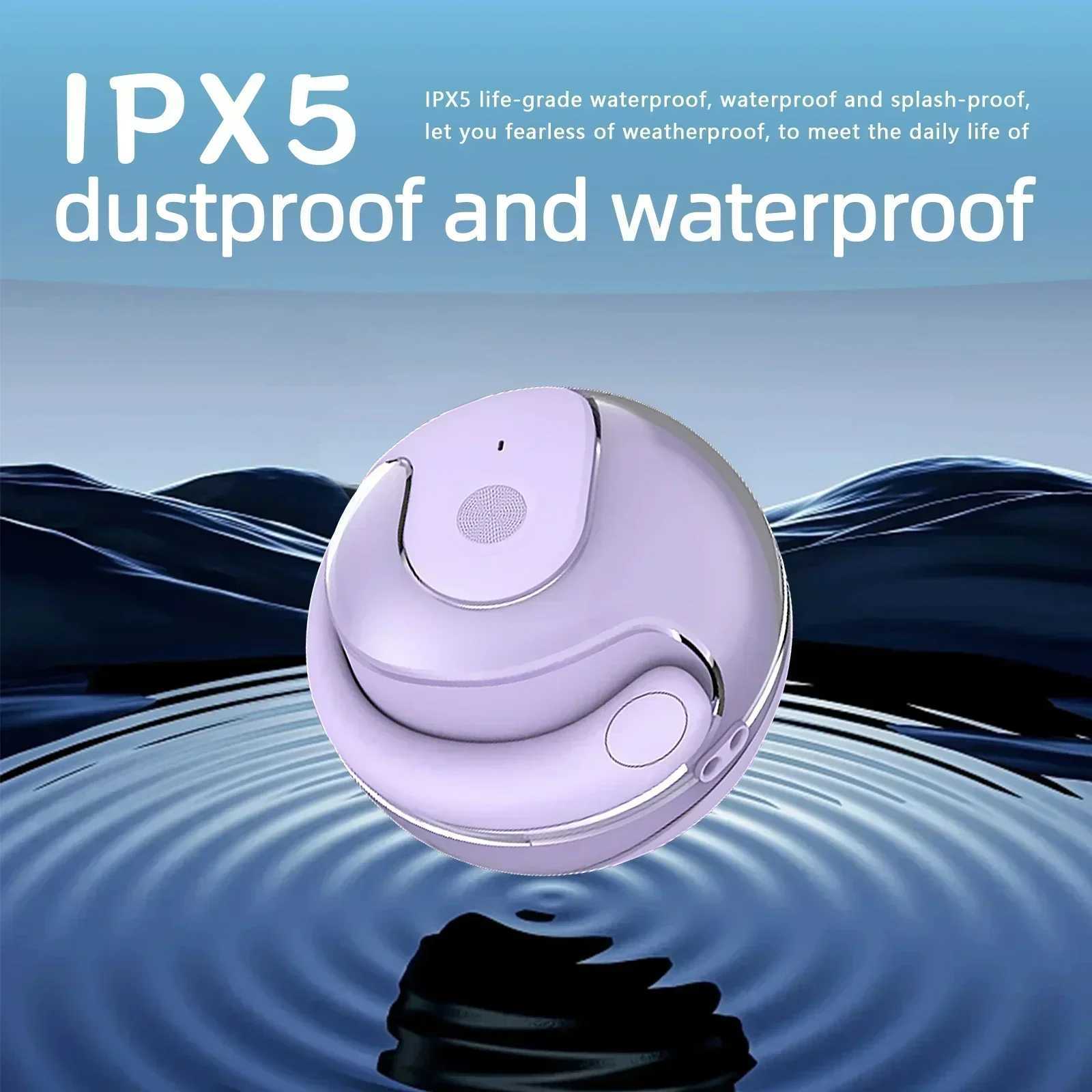 Wireless Headphones Comfortable Ear Hook Touch Control Earbuds with Mic Wireless Bluetooth Headset Phone Earphones Game D260319