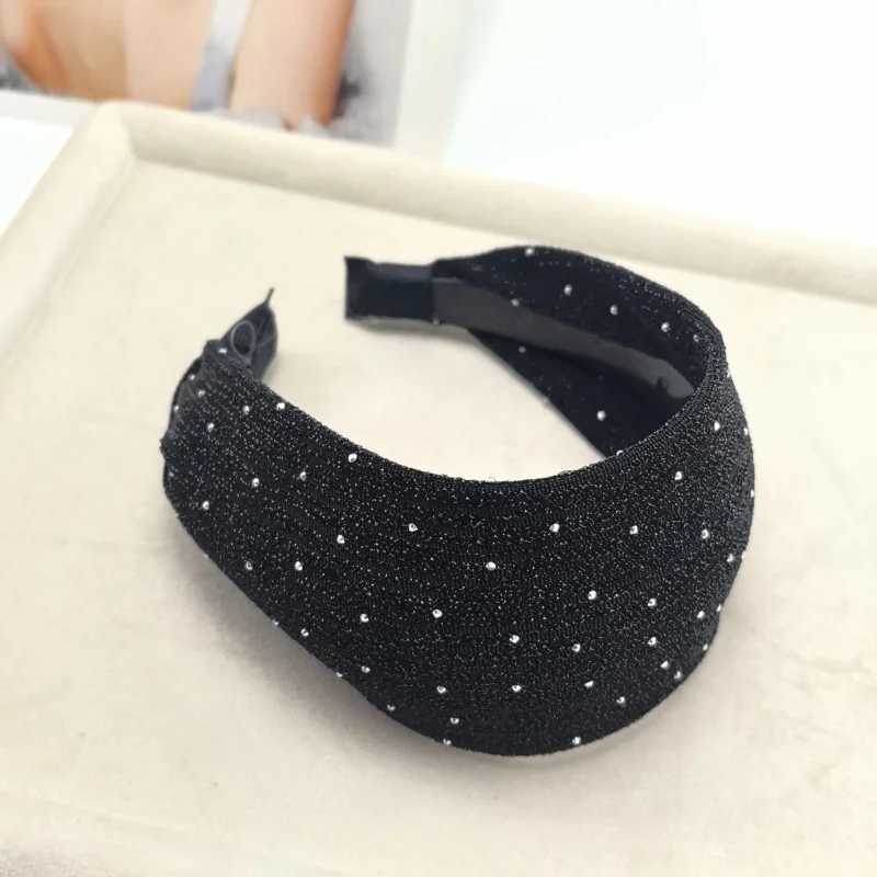 2025 New Wide Border Headband Trendy Hair Band Sparkling Rhinestones Crystal Hair Accessory Deluxe HairBand Hair Decoration H260319