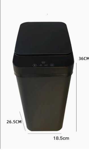 New Large-Sized Slit Smart Trash Can with Hand-Waving Sensor for Home Kitchen, Living Room, and Bathroom Storage C251120