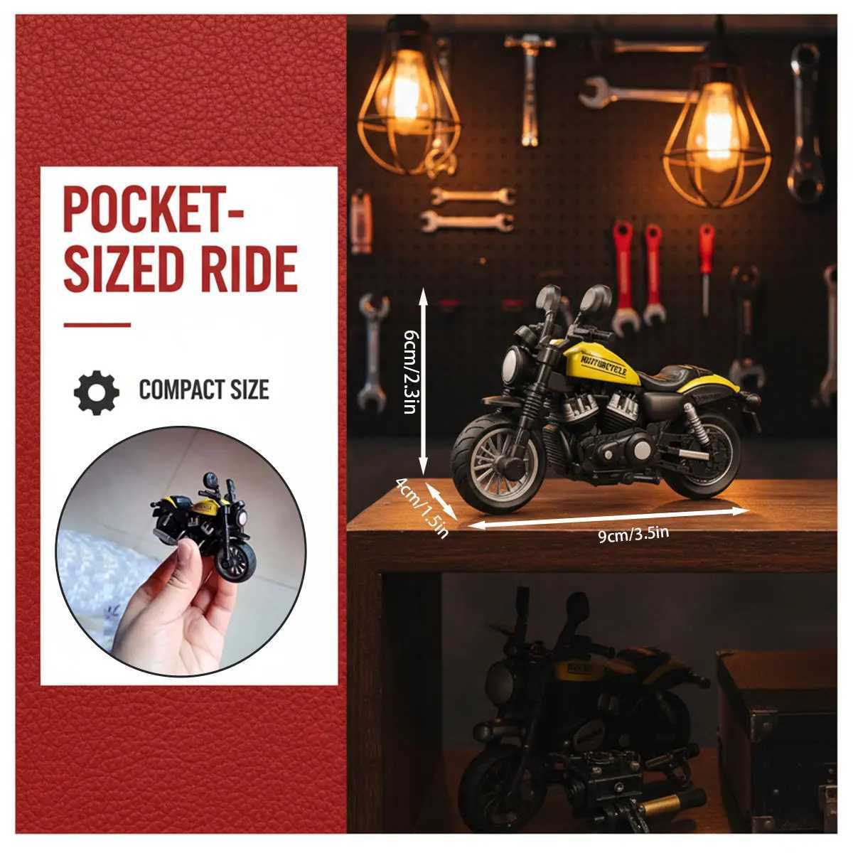 1PCS Motorcycle Model Toys Mini Vehicles Decoration Accessories for Boy Gift Alloy Car Children Birthday Gifts Y260319