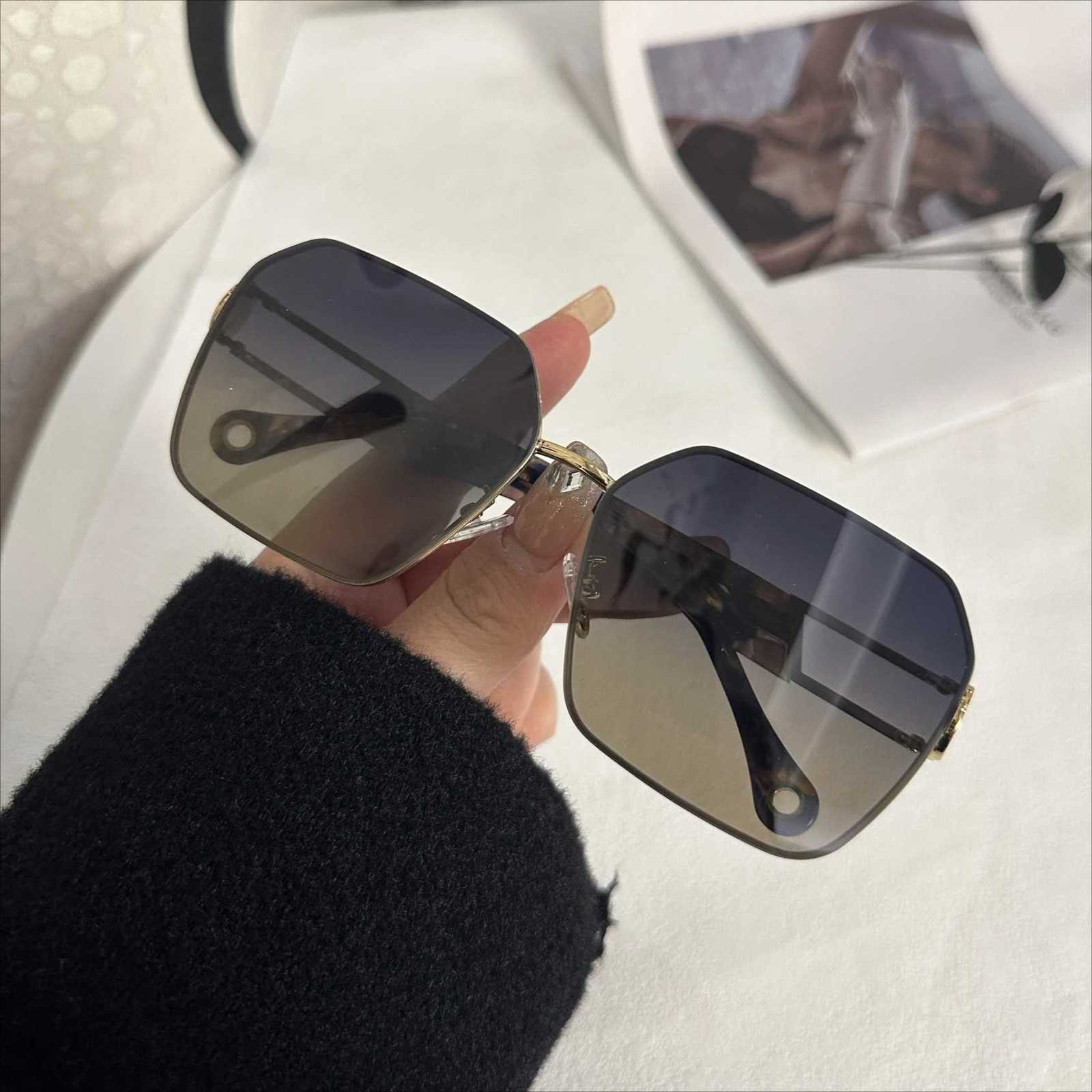New Cat-Eye Polarized Sunglasses Retro Vintage UV400 Protection Unisex Square Frame with Mirror Coating Driving/Outdoor H260319 - view 6