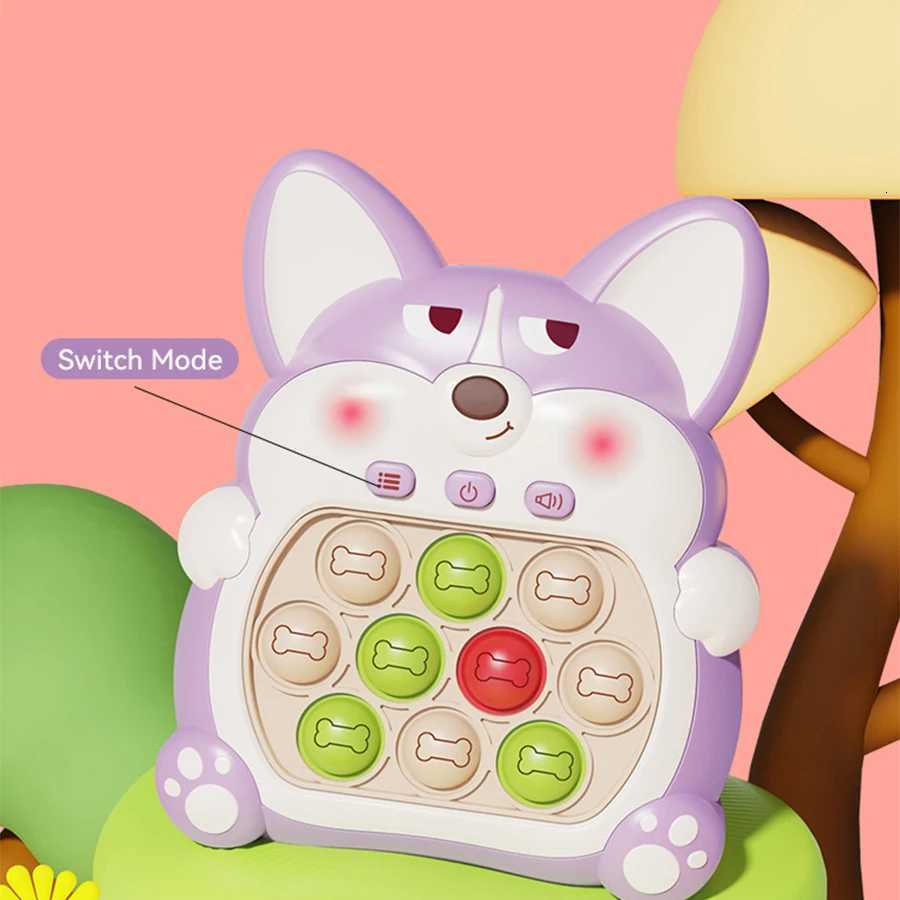 Funny Light Up Electronic Pop-Push Quick Push Game Puzzle Machine Quick Push Decompress Electronic Toy For Child Gaming Game Y260319