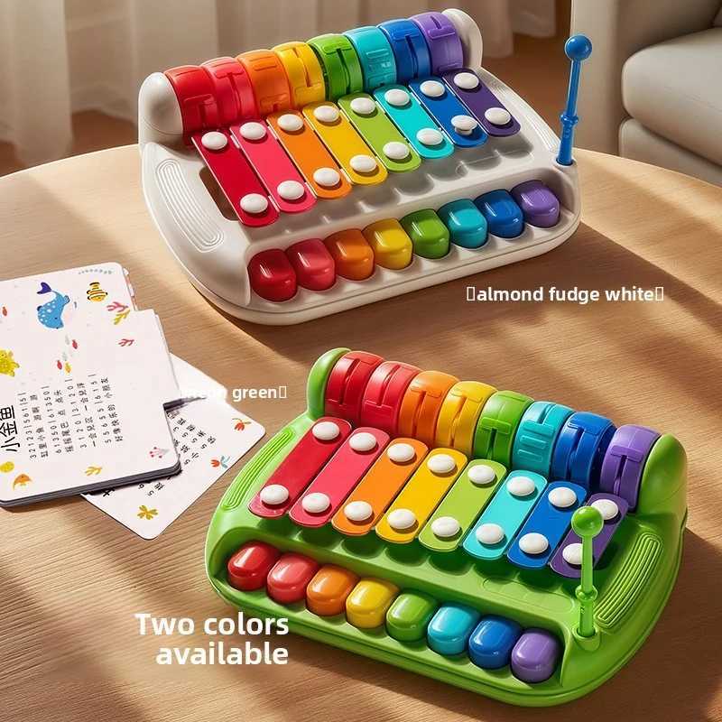 Baby Toy 2-in-1 Piano Toy Eight tone Hand Piano Toy Baby Toy Piano Instrument Y260319