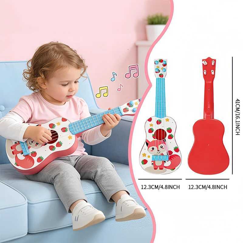 Blue Guitar Music Toy Suitable for Children Aged 0-3 And above Age Infants Early Education Musical Instrument Toy Y260319