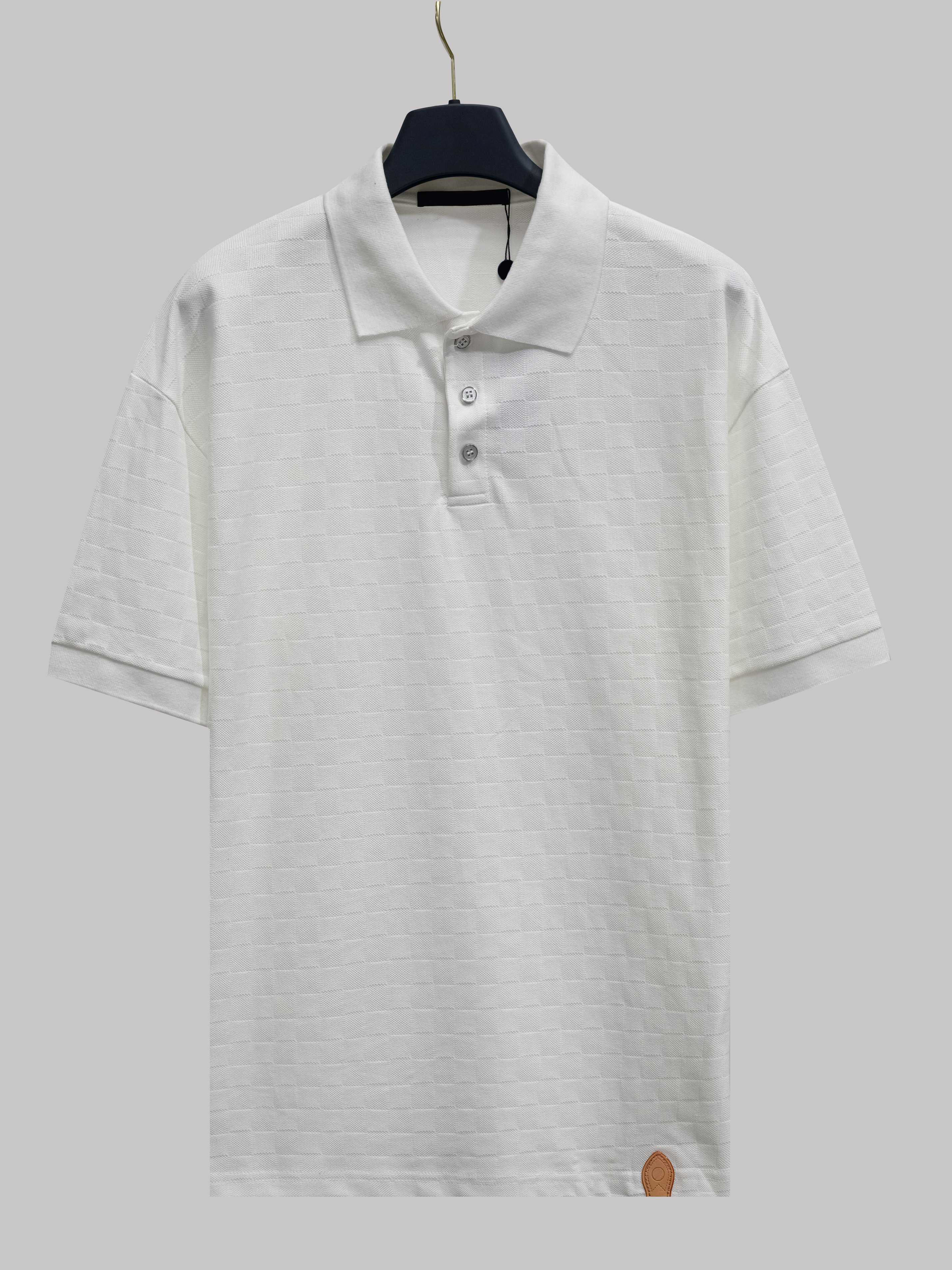 Men's Plus Tees & Polos Round neck embroidered and printed polar style summer wear with street pure cotton r2w526