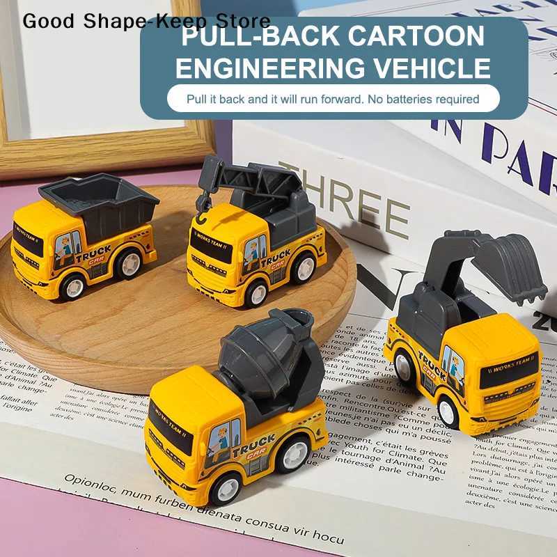 1Pcs Inertia Sanitation Truck Models Pull Back Engineering Vehicle Boys Toys For Kids Toy Car Children Ideal Gifts For Boys Kids Y260319