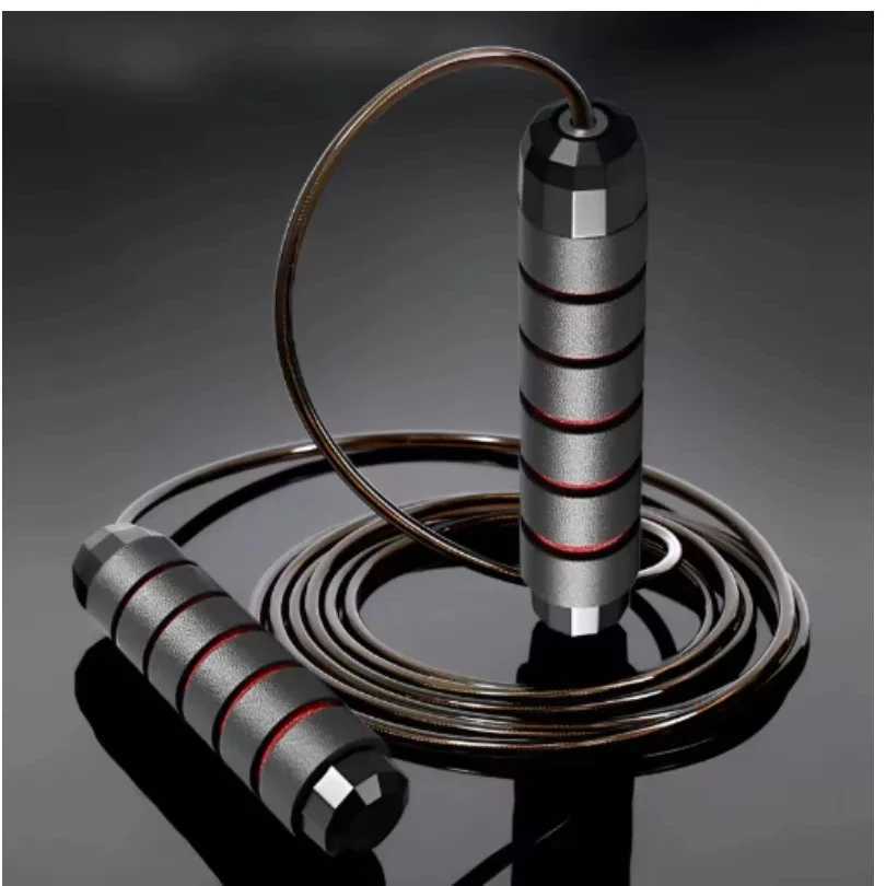 The New Jump Rope Steel Wire Skipping Exercise Adjustable Jumping Fitness Workout Training Home Sport Equipment Tangle-Free M260319