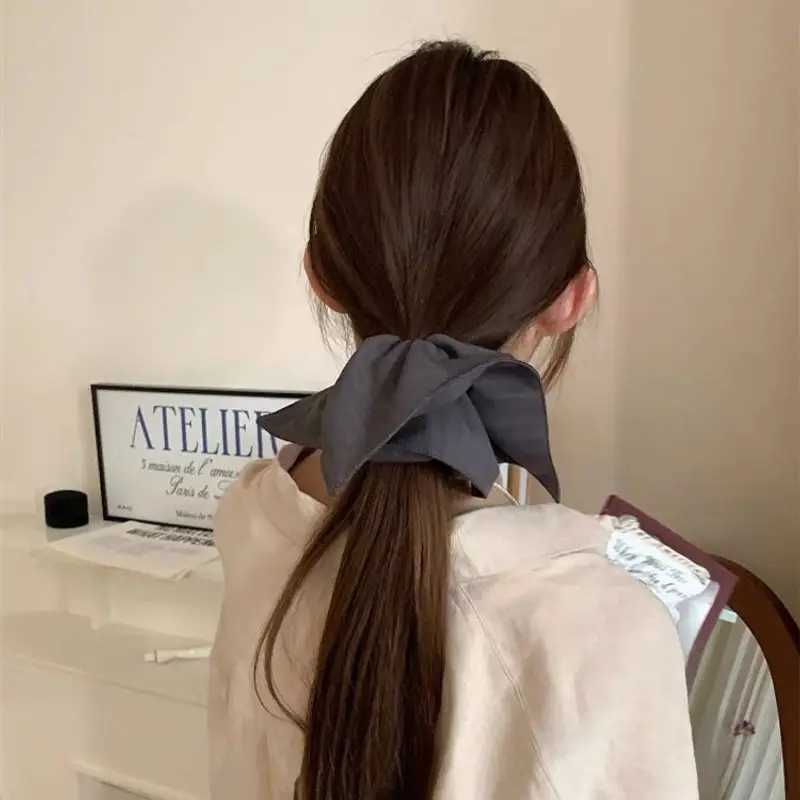1/3pcs Korean striped fabric square scarf large intestine headband low temperament ponytail headband hair accessory H260319