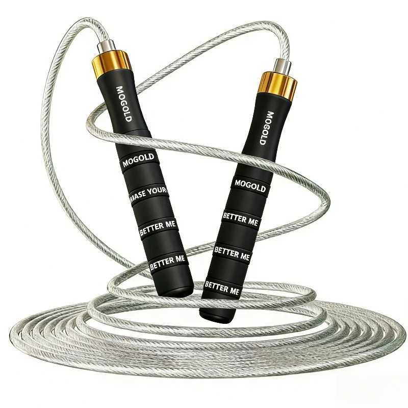 Self-Locking Bearing Skipping Rope Suitable for Human Aerobics Aluminum Alloy Handle Adjustable Rope Length Student Racing C M260319