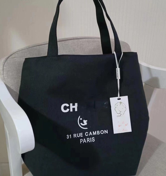 Xiangjia's new camellia blue solid color women's high-end classic versatile large capacity tote bag