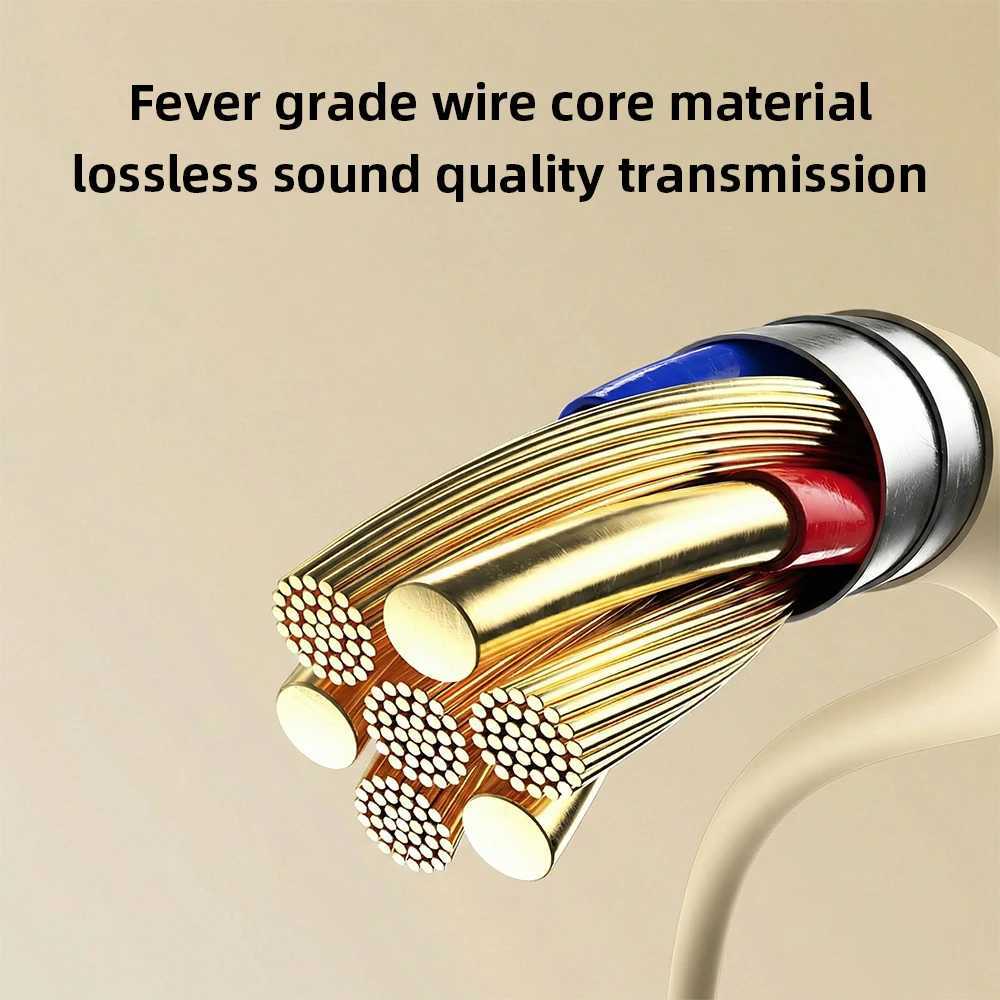 Sleep Earbuds Type C Earphones 35mm In-Ear Wired Headphones HiFi Surround Sound Lightweight Noise Reduction With Mic Headset D260319