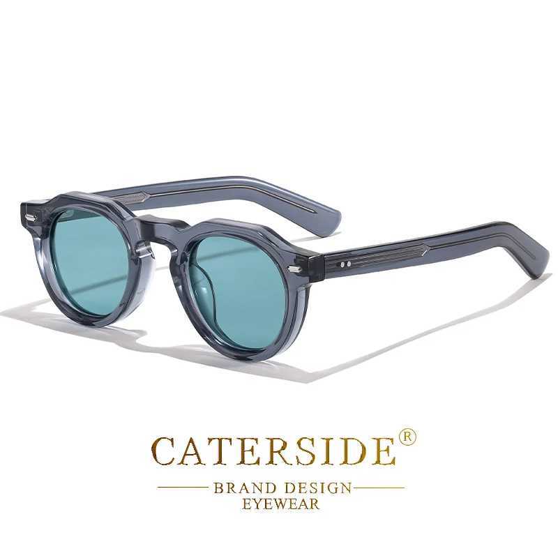 CATERSIDE Acetate Simple Men Sunglasses Polarized Small Frame High-Quality Frame Sun Glasses Women Party Travel Outdoor Glasses H260319 - view 4
