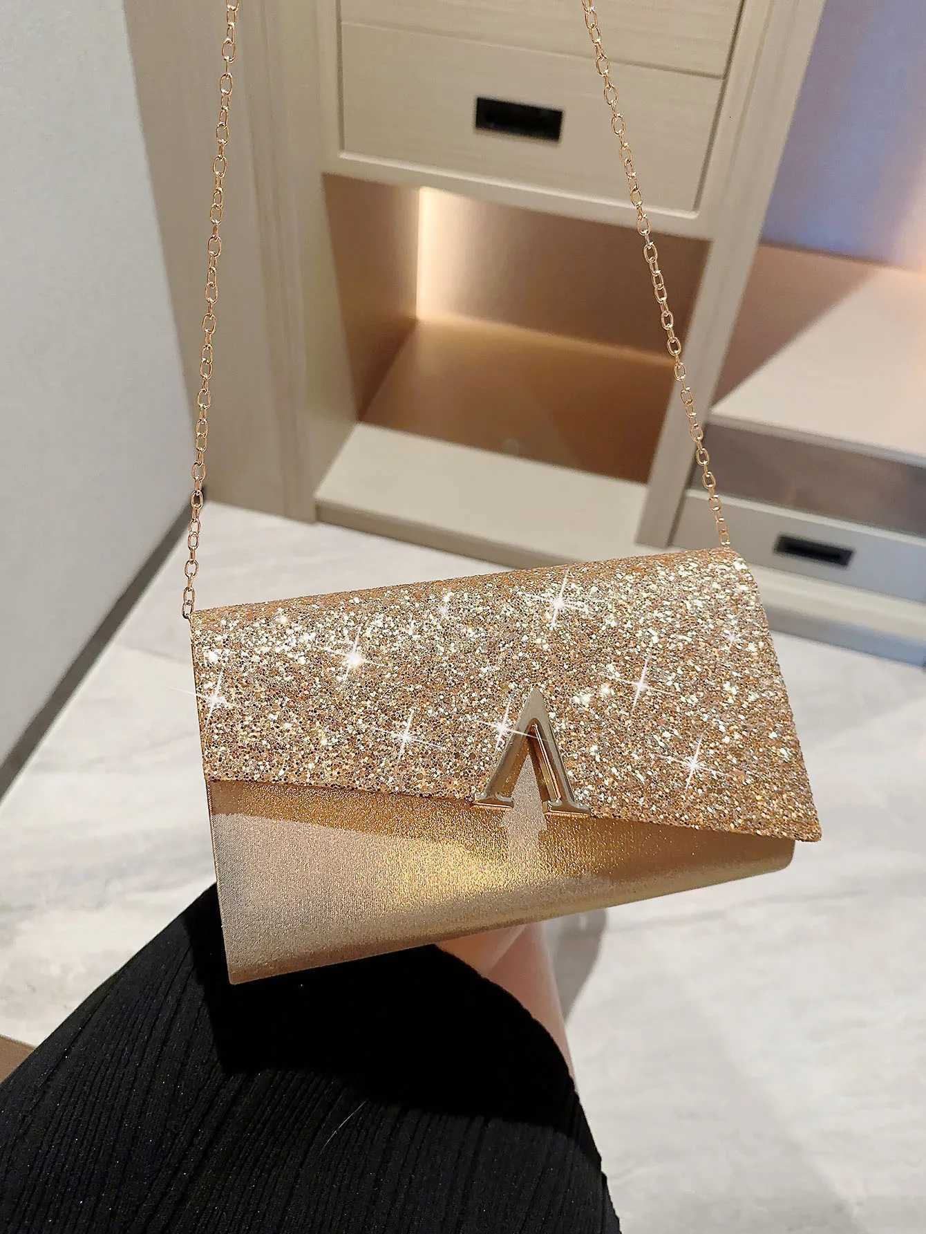 Shiny Rhinestone Evening Bag Clutch Romantic Wedding Bridesmaid Bag Evening Party Bag Prom Bag Dress Bag Shoulder Messenger Bag W260319 - view 7