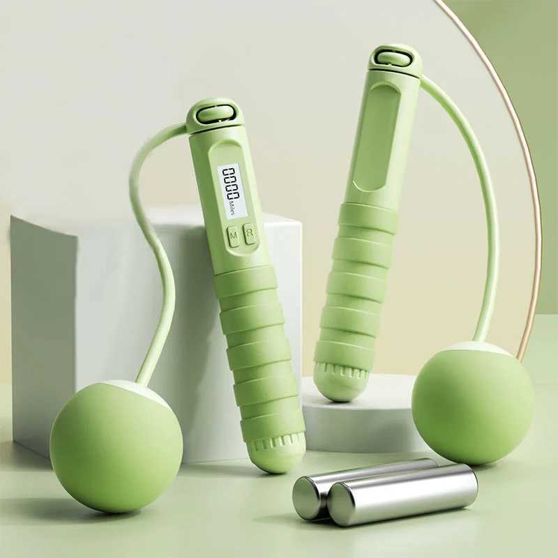 Electronic Counting Large Ball with Load Carrying Jump Rope Aerobic Exercise for Men and Women Weight Loss Exercise Fitness M260319