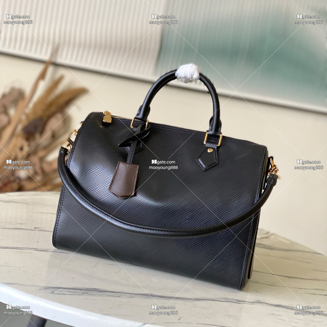 12A Upgrade Mirror Quality Designer Soft 30 Tote Bag Luxury Handle Handbags for Women Black Shoulder Bag Canvas Cowhide Leather Purse M25915