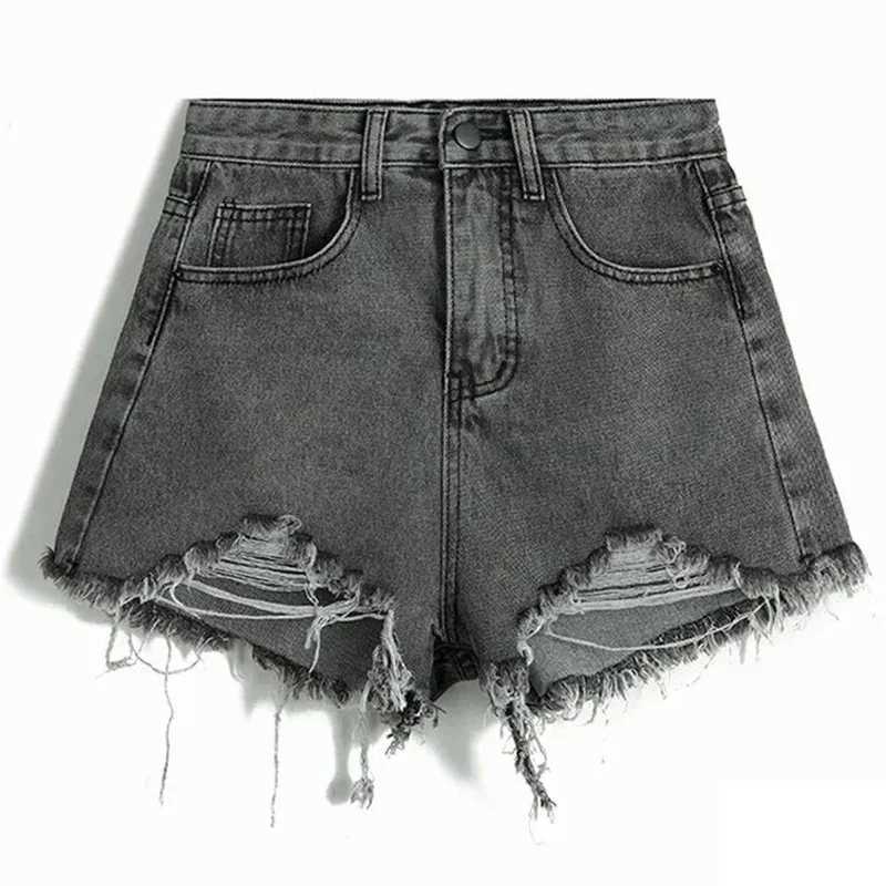 Summer Lady Chic Sexy Fashion Shorts Jeans Girls Raw Edge Casual Mini Denim Pants Female Korean High Waist Short Jeans M260319