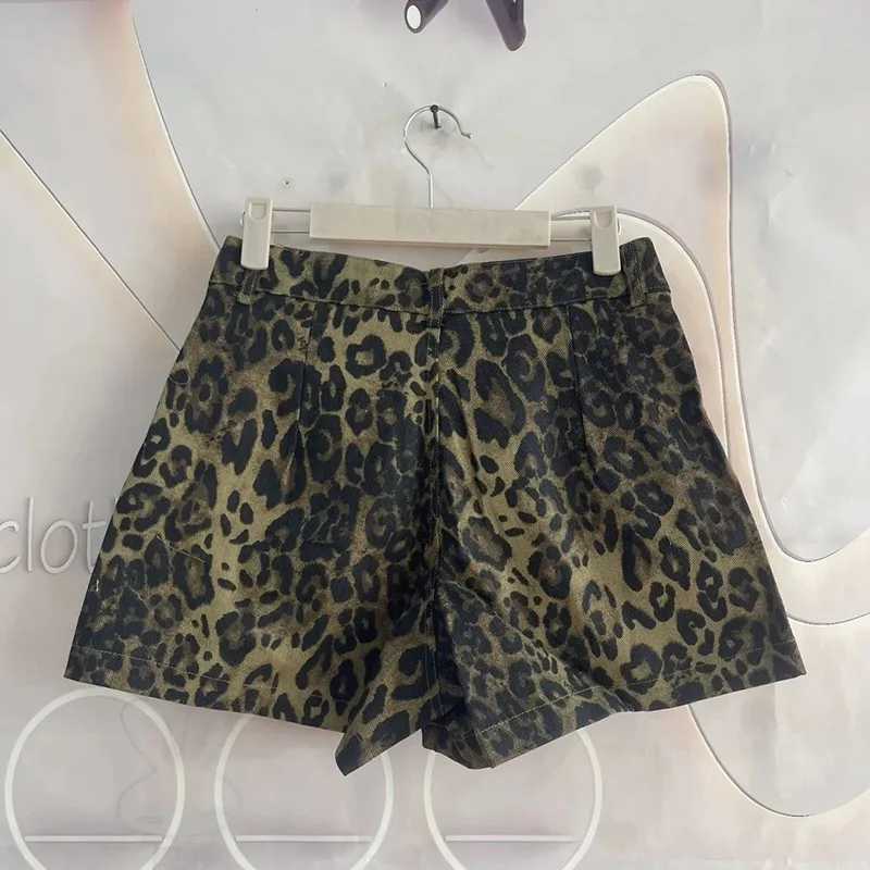 2026 Summer Girls Leopard Printed High Waist Jeans Female Skinny Thin Shorts Hot Sale Lady Sexy Fashion Short Pants M260319