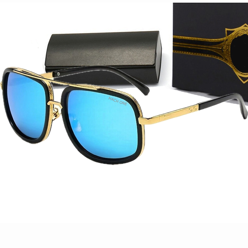 Mach-One Luxury Brand Sunglasses Men Casual Business UV400 Driving Women Outdoor Retro Couple Designer Glasses Big Steampunk Hip hop Rock IVSTA Fashio