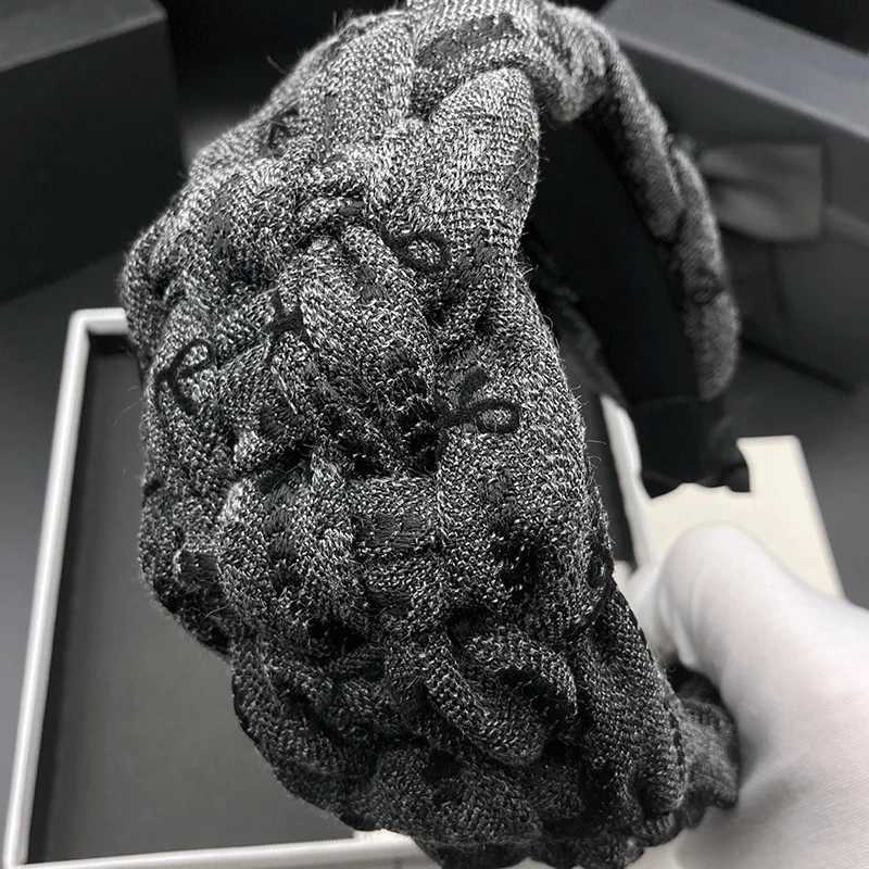 Original woven hair clip womens high skull headband versatile for outdoor wear headband face wash headband H260319