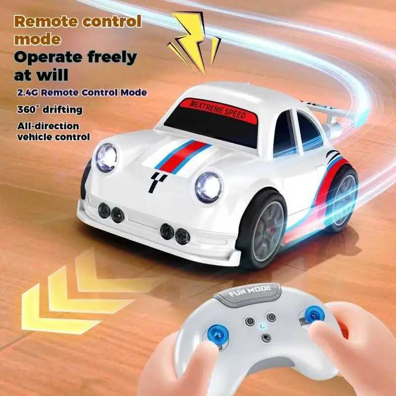 1/64 24G High Speed Drift Rc Car 4WD Remote Control Car Four-Wheel Drive Radio Controlled Car Mini Racing Model Toy for Gift Y260319
