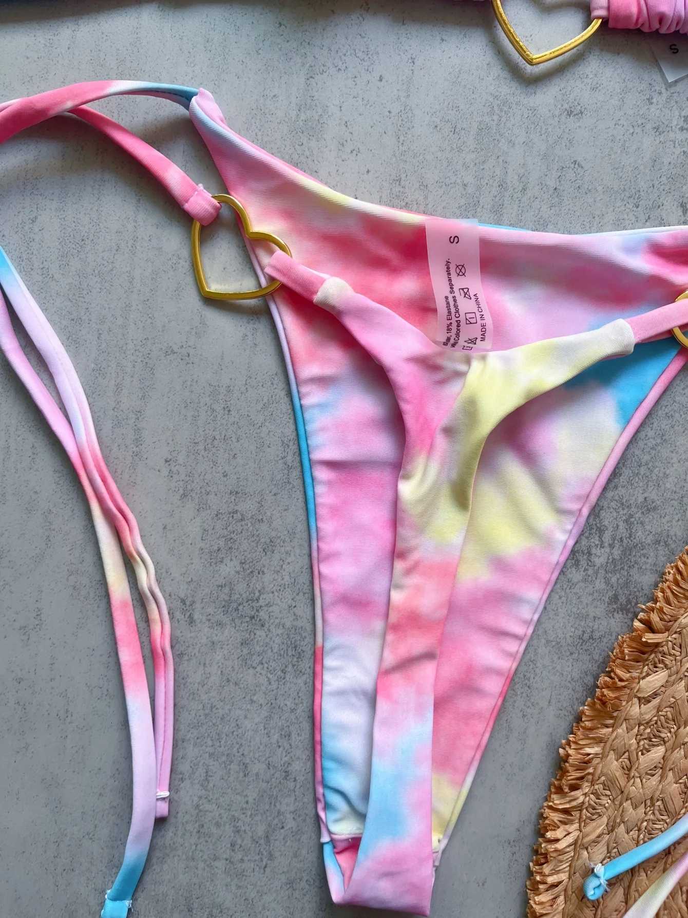 2026 Micro Bikinis Push Up Women Swimsuits Sexy Swimwear Brazilian Bikini Set Thong Biquini Print Swimsuit Summer BeachwearT260318