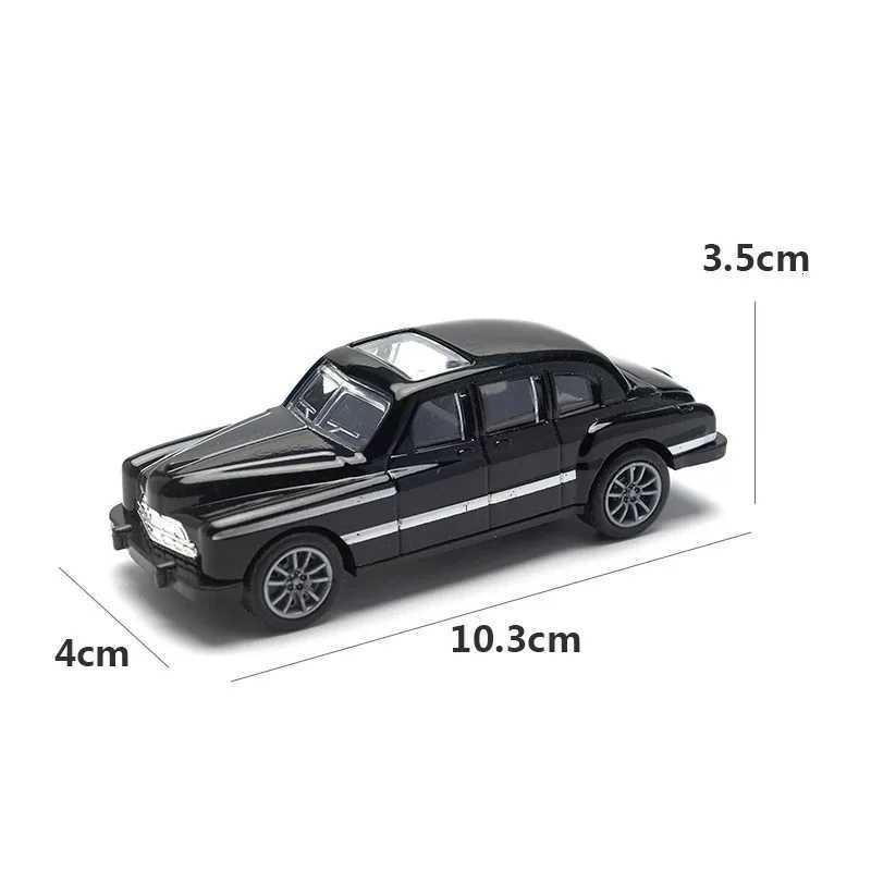 143 Alloy Vintage Diecast Car Model Car Classic BENZ Pull Back Car Model Miniature Vehicle Replica Gift For Kids Adults Y260319