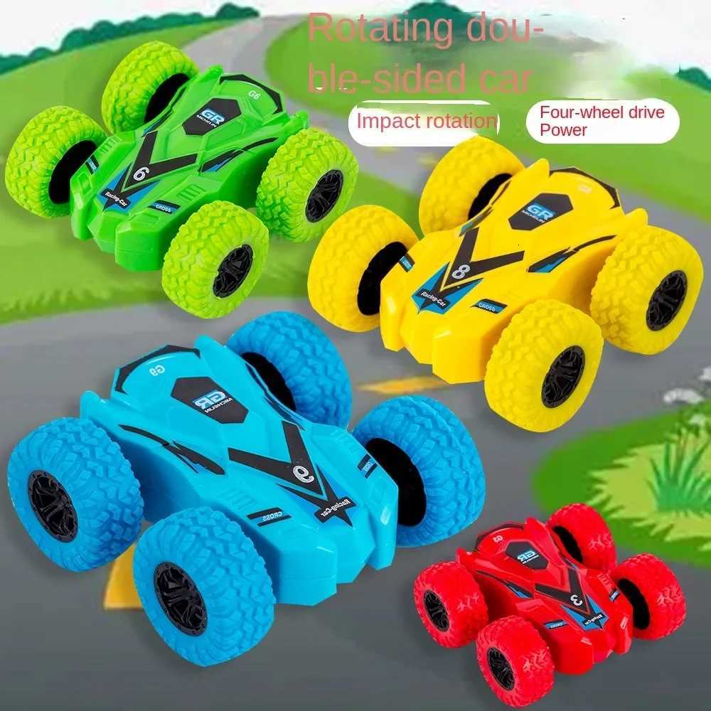 Fun Pull Back Car Double-Side Vehicle Inertia Safety and Fall Resistance Shatter-Proof Model for Kids Boys Childrens Toys Car Y260319