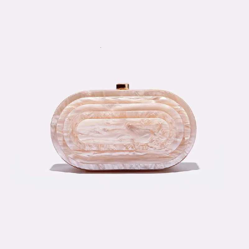 Summer Vintage Women Evening Bag Fashion Patchwork Acrylic Shoulder Chain Bag Elegant Party Clutch W260319 - view 6