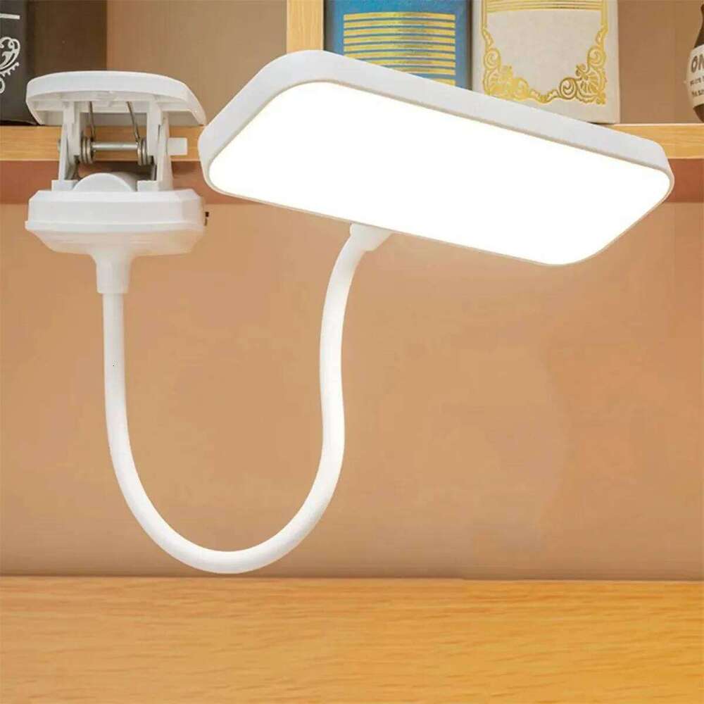 360 Flexible Table with Clip USB Dimmable Desk Lamp Bedside Night Light for Bedroom Study Reading Office Work 26L0319