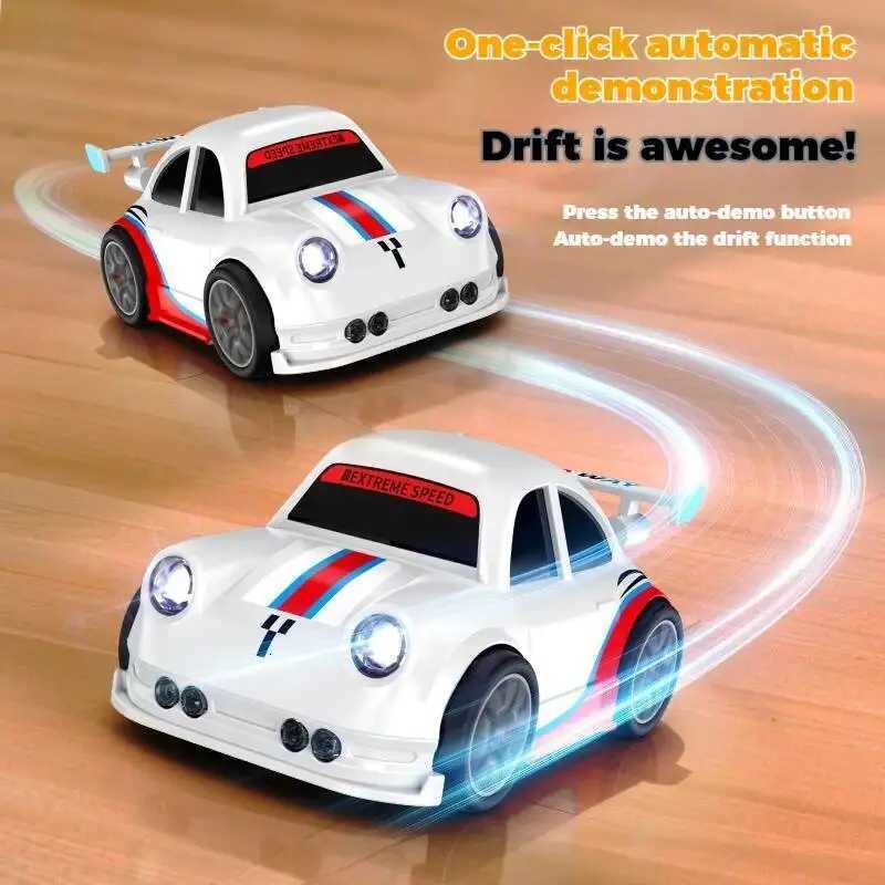 1/64 24G High Speed Drift Rc Car 4WD Remote Control Car Four-Wheel Drive Radio Controlled Car Mini Racing Model Toy for Gift Y260319