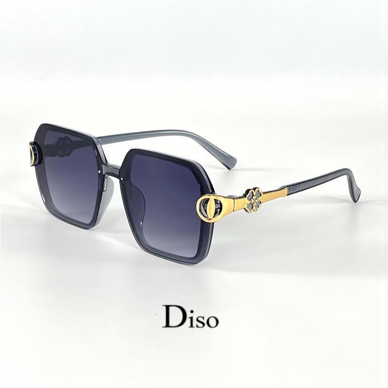 Luxury Brand Designer Sunglasses 2025 New Export Model Simple Four-Leaf Clover Sunscreen Sunglasses Retro Fashion Women's Sunglasses Heart-Shaped