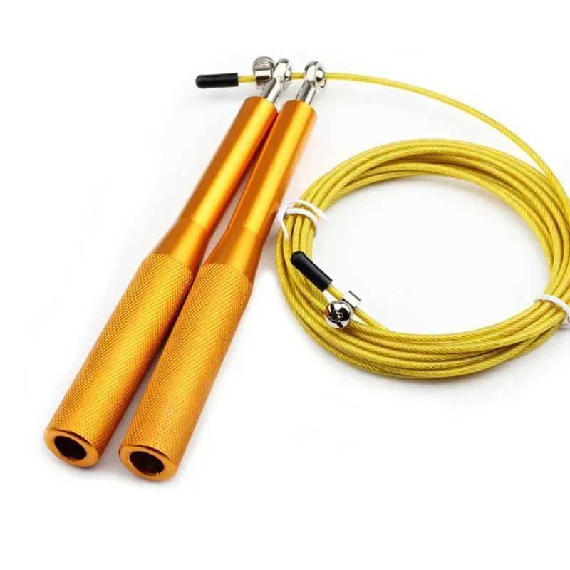 High Fast Speed Rope Wire Rope Jump Rope Aluminum Alloy Handle Adjustable Steel For Fitness Sport with Durable M260319