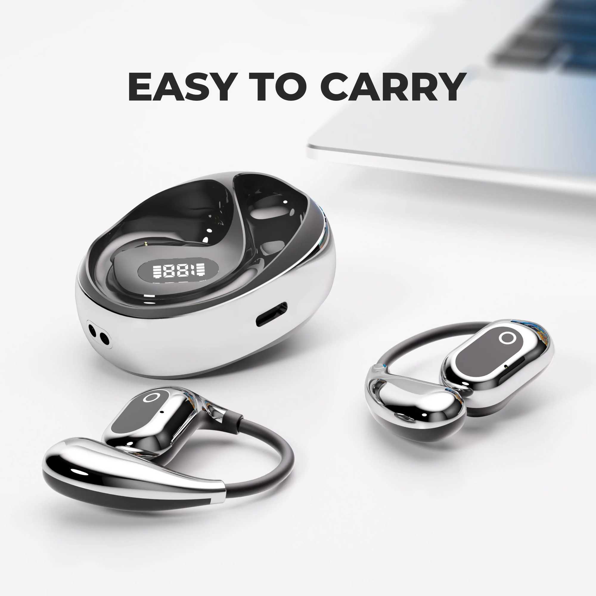 2PCS Translator Headphones 144 Languages Wireless Real Time Translation Bluetooth headset Waterproof Earbud For Business Travel D260319