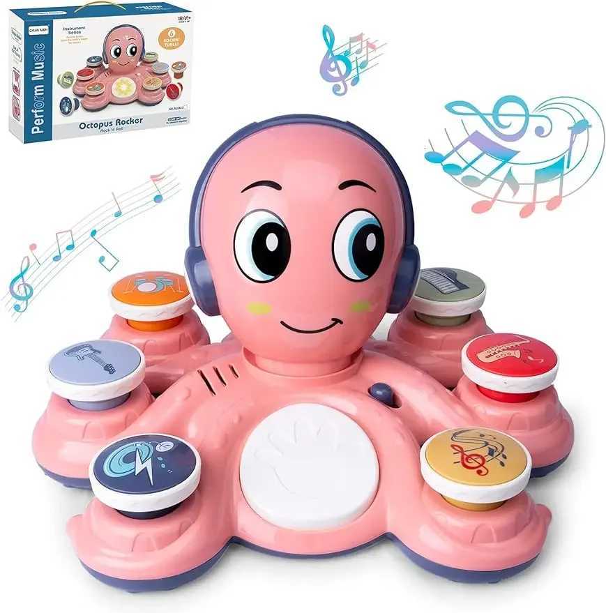 Baby Musical Toys Learning Toys for Toddlers Octopus Music Toys Preschooler Musical Educational Instruments Toy for Baby Kids Y260319