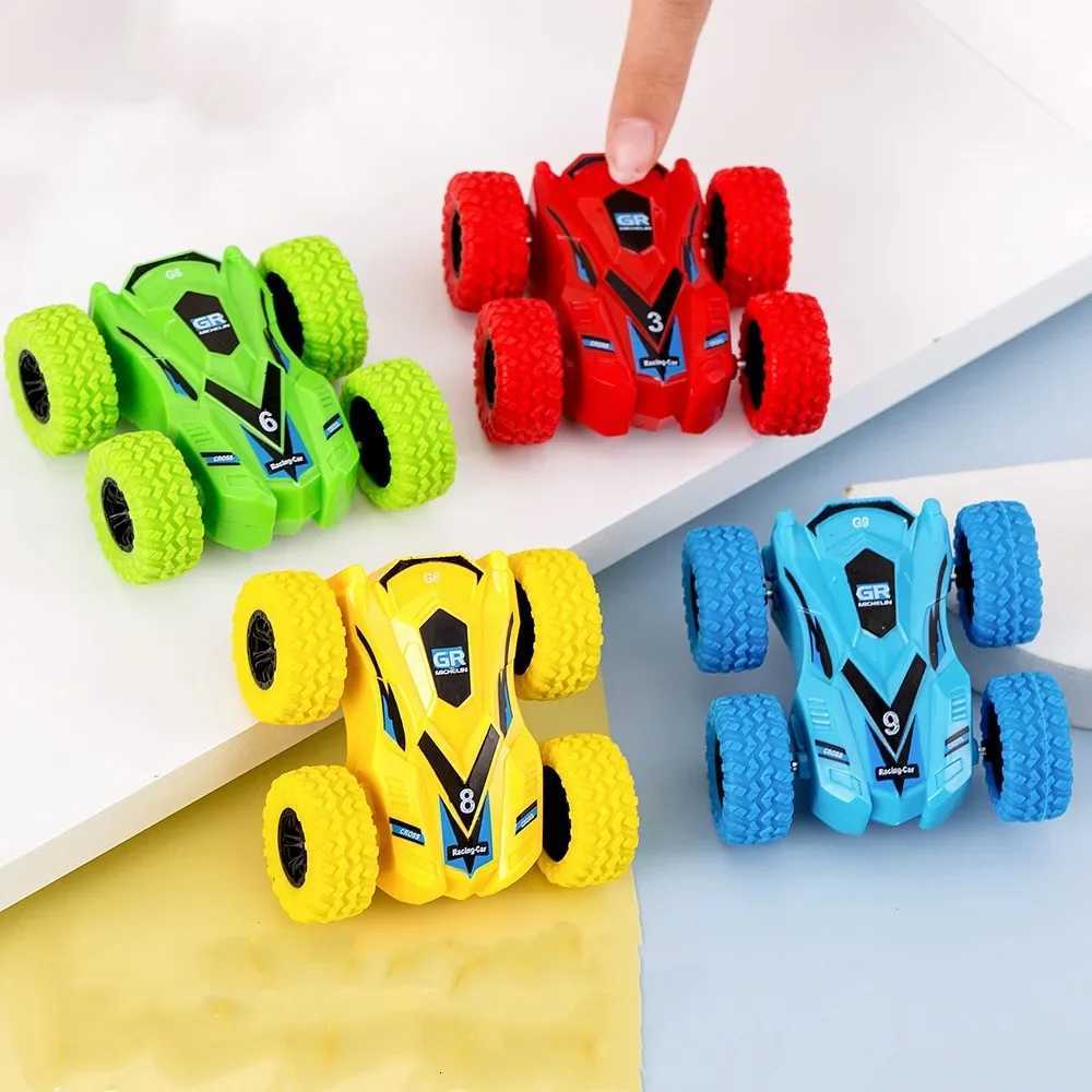 Fun Pull Back Car Double-Side Vehicle Inertia Safety and Fall Resistance Shatter-Proof Model for Kids Boys Childrens Toys Car Y260319