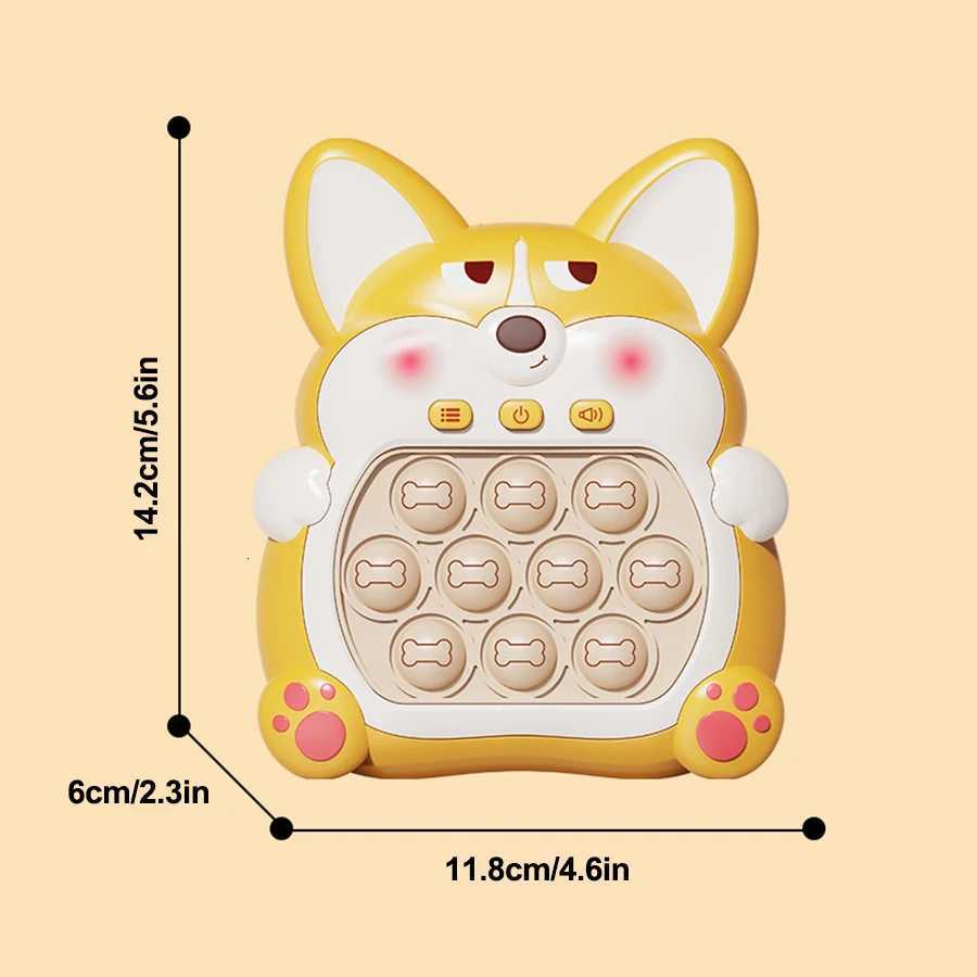 Funny Light Up Electronic Pop-Push Quick Push Game Puzzle Machine Quick Push Decompress Electronic Toy For Child Gaming Game Y260319