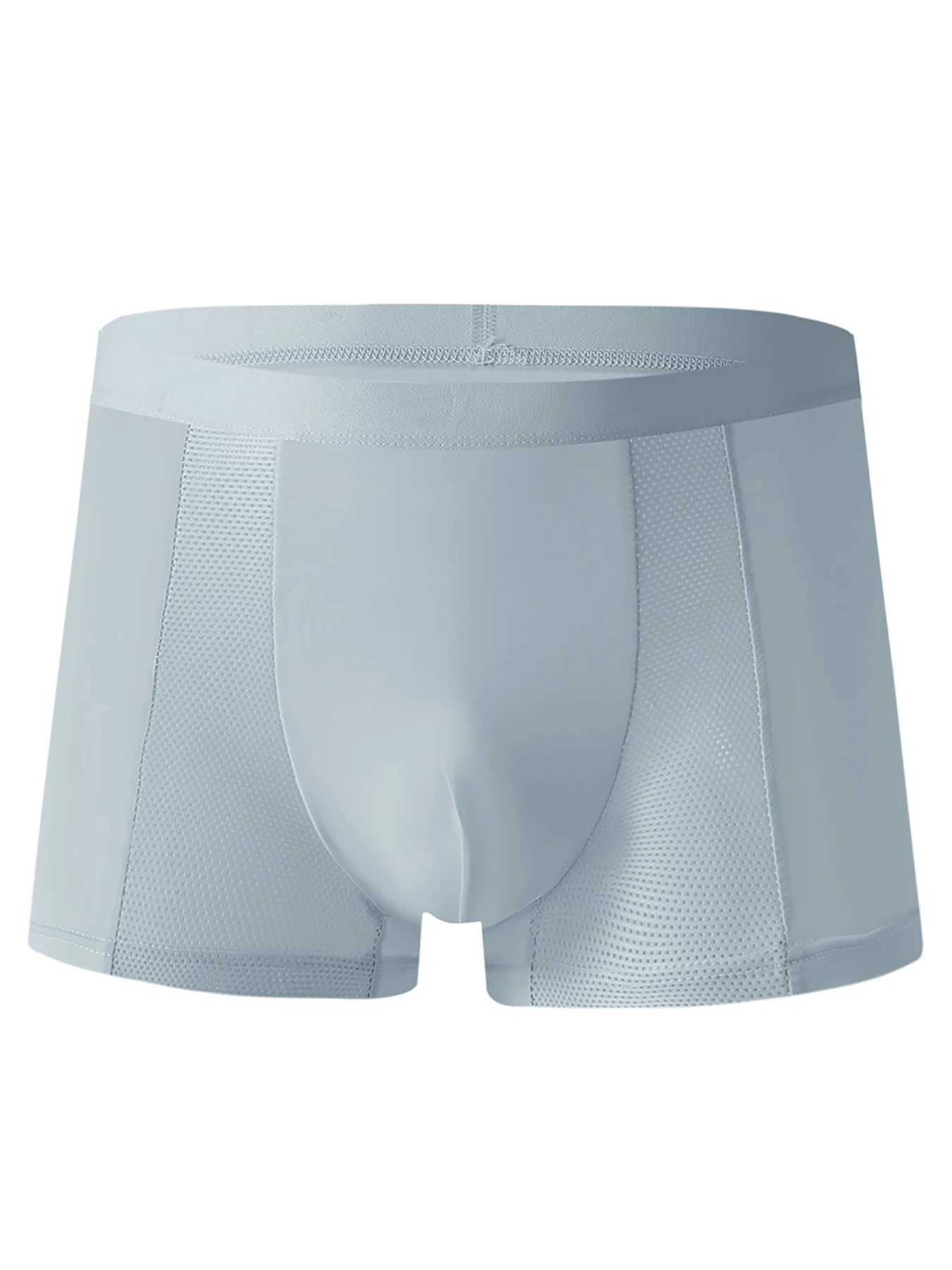 5 PCS Light-colored Mens Straight Pants - Soft and Non-Stuffy Made of Ice Silk Simple and Suitable for Daily Use D260319