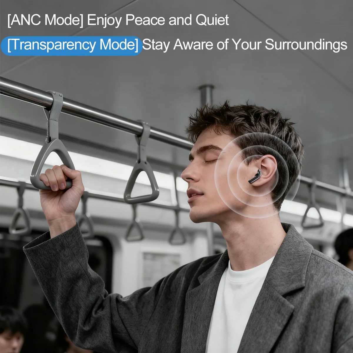 Wireless Bluetooth Headphones144 Language Real Time Translation Earphones for Businesswith Smart Touch Screen HiFi TWS Headset D260319