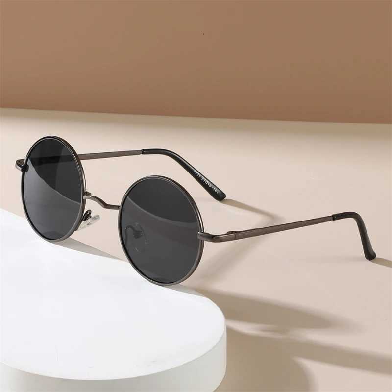 Fashion Retro Round Hippie Sunglasses for Women Men Trendy Punk Disco Party Glasses Circle Metal UV Protection Sunglasses H260319 - view 4