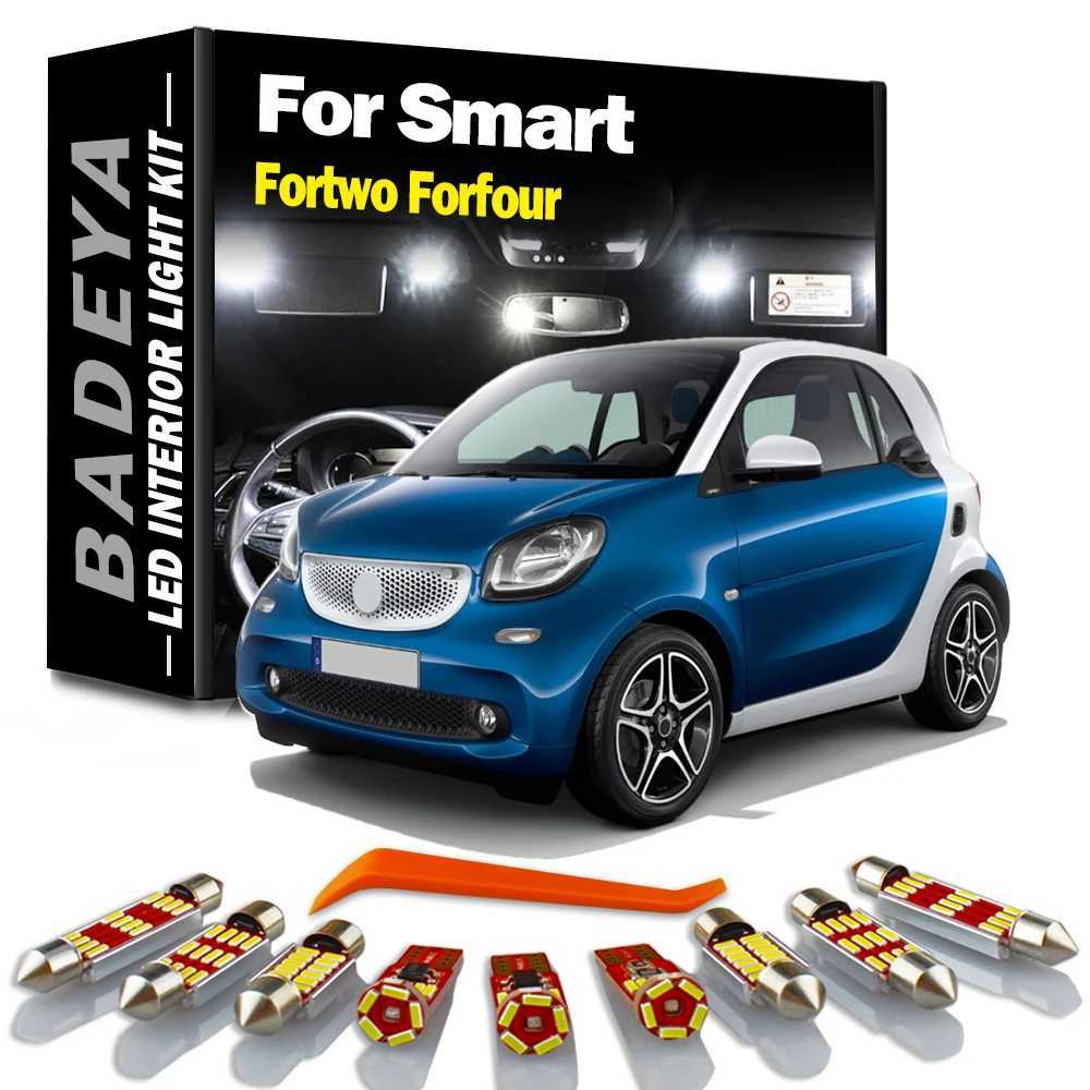 LED Interior Reading Light Kit For Smart Fortwo Forfour 450 451 452 453 454 City Coupe Roadster Convertible Crossblade Car Bulbs Y260319