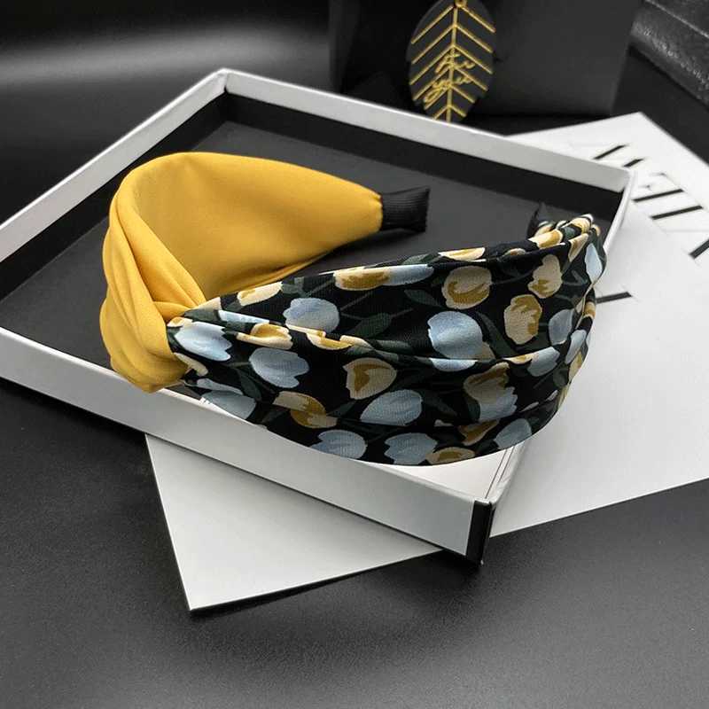 Hairpin headband for women new French style hair tie high-end temperament wide edge face wash versatile headband H260319