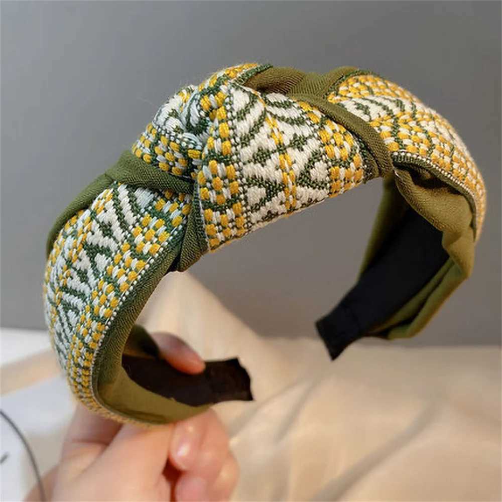 Knotted Wide Hairbands For Women Girl Headbands Fashion Fabric Hair Bands Female Bohemia Hair Hoop Hair Accessories Gift H260319