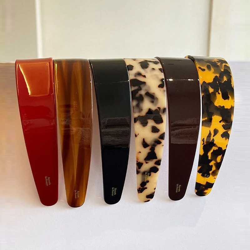 Handmade Tortoiseshell Hairband Simple Design Tortoise Shell Acetate Headband Luxury Design Non-Slip Hair Hoop Styling Decor H260319