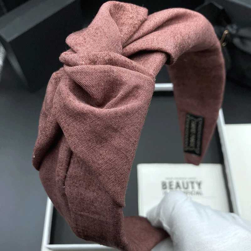 Retro hair clip headband for women new high skull top adult hair tie headband with wide edge compression headband H260319