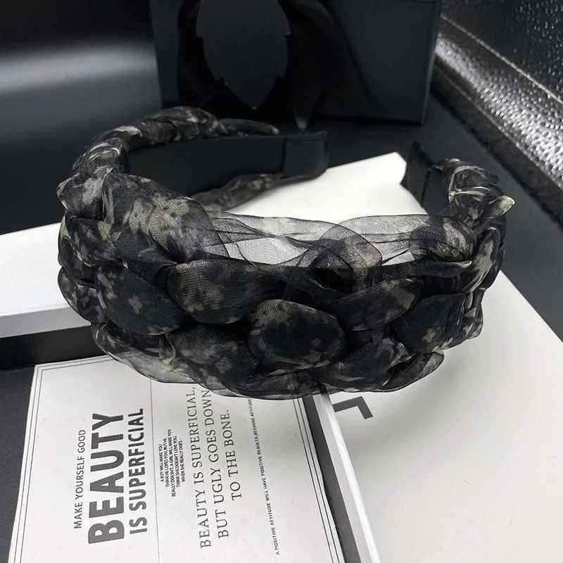 New style elegant hairpin and hair hoop for women niche style for outdoor headwear hair press face washing head hoop H260319