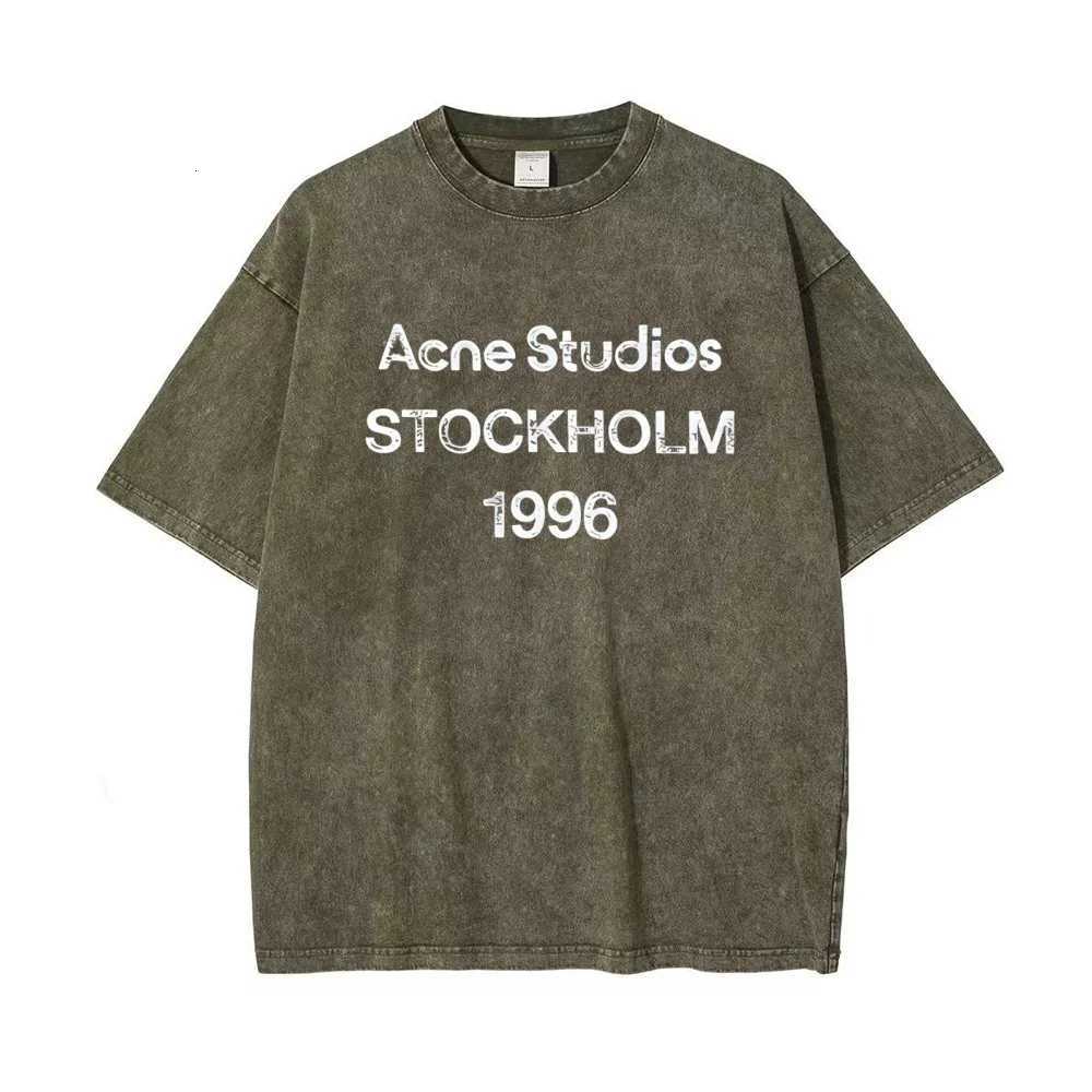 Summer Fashion Luxury Brand Letter-printed T-shirts Mens and Womens Cotton washed T-shirts Short-sleeved Unise Top X260316